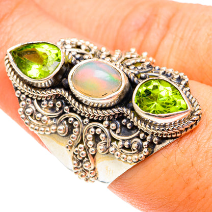 Ethiopian Opal Rings handcrafted by Ana Silver Co - RING75859