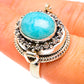Larimar Rings handcrafted by Ana Silver Co - RING75864