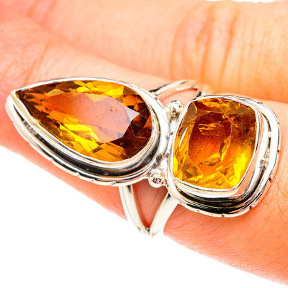 Citrine Rings handcrafted by Ana Silver Co - RING75876
