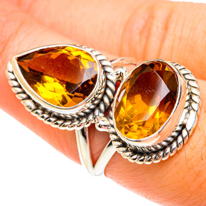 Citrine Rings handcrafted by Ana Silver Co - RING75877