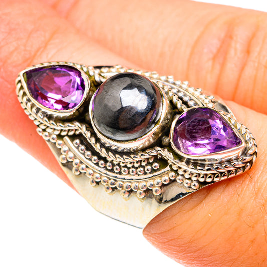 Hematite Rings handcrafted by Ana Silver Co - RING75887