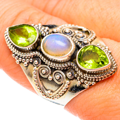 Ethiopian Opal Rings handcrafted by Ana Silver Co - RING75891
