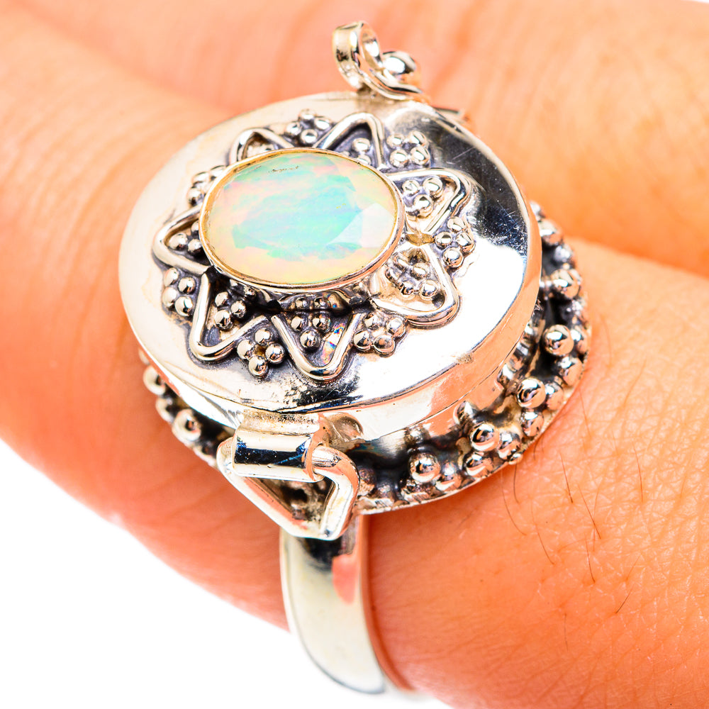 Ethiopian Opal Rings handcrafted by Ana Silver Co - RING75892