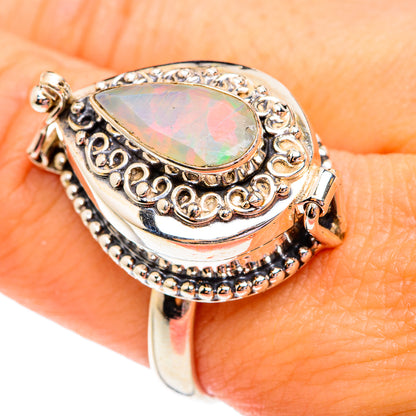 Ethiopian Opal Rings handcrafted by Ana Silver Co - RING75893