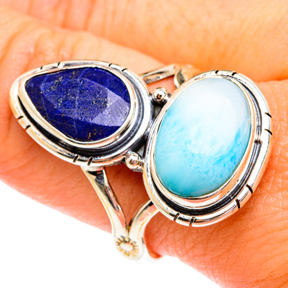 Larimar Rings handcrafted by Ana Silver Co - RING75903