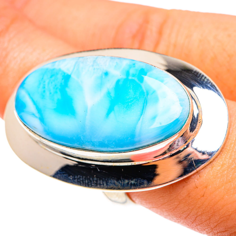 Larimar Rings handcrafted by Ana Silver Co - RING75906