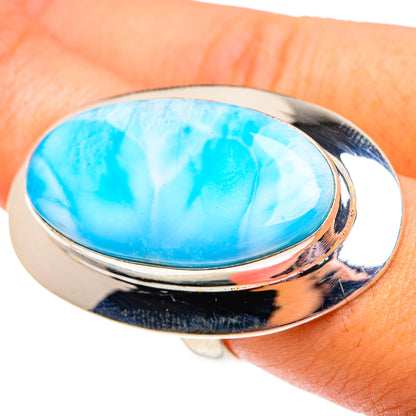 Larimar Rings handcrafted by Ana Silver Co - RING75906
