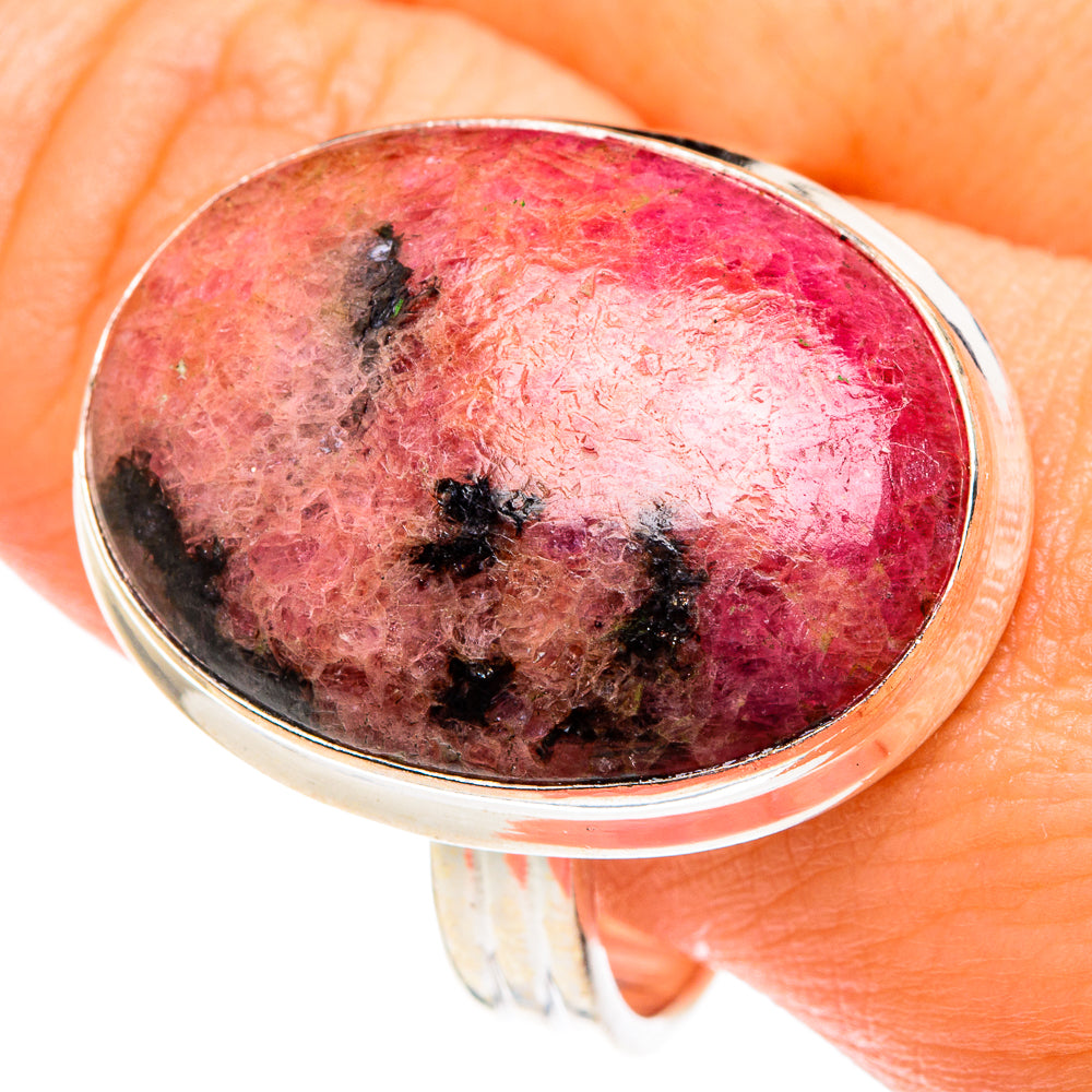 Rhodonite Rings handcrafted by Ana Silver Co - RING75913