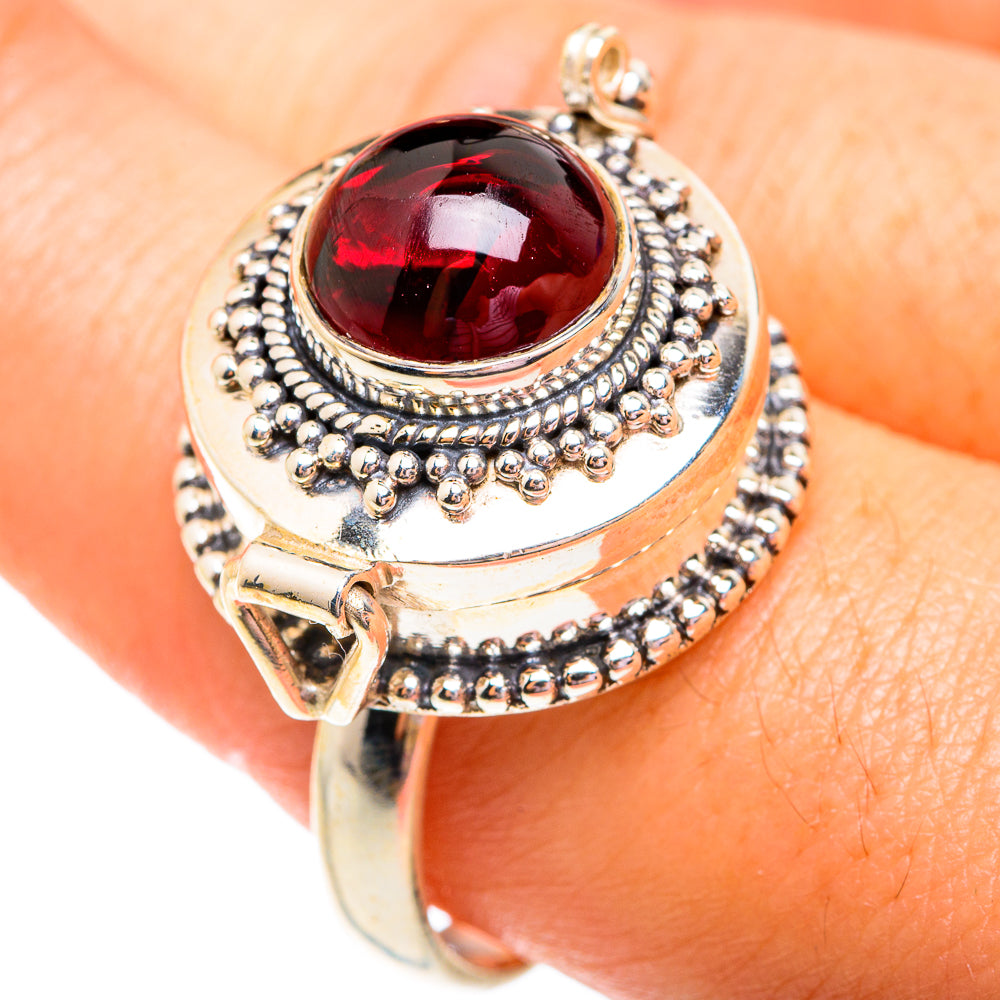 Garnet Rings handcrafted by Ana Silver Co - RING75917