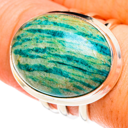 Amazonite Rings handcrafted by Ana Silver Co - RING75927