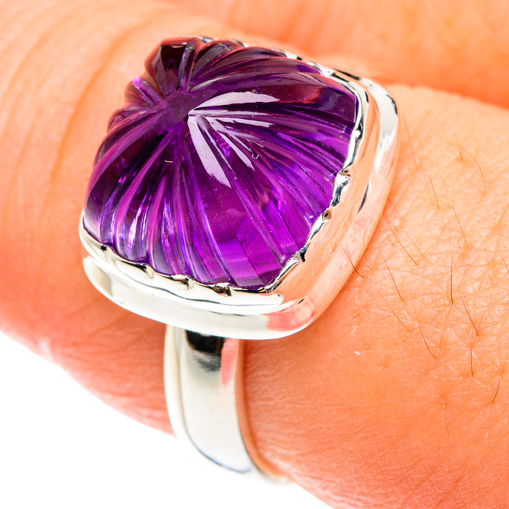Amethyst Rings handcrafted by Ana Silver Co - RING75937