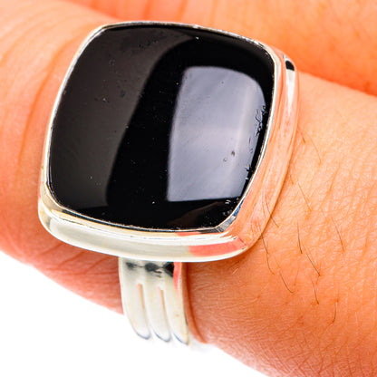 Black Onyx Rings handcrafted by Ana Silver Co - RING75943