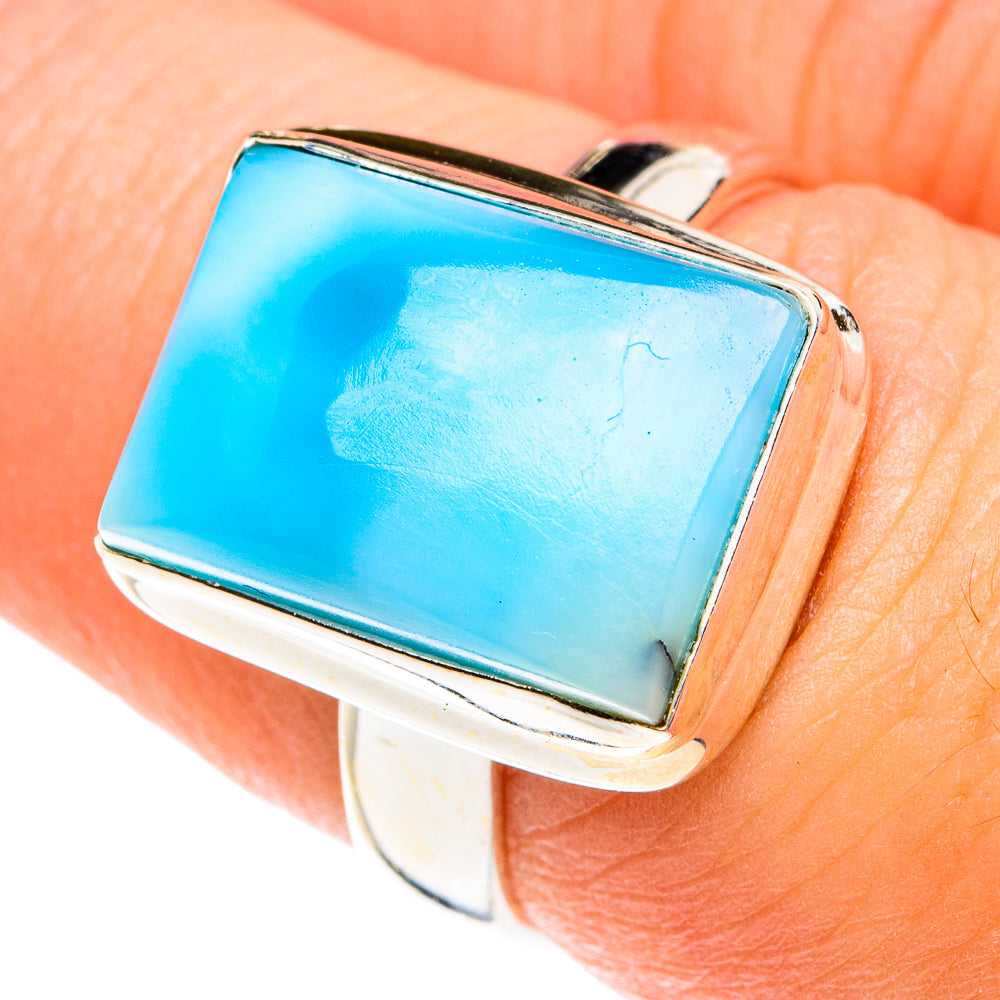 Larimar Rings handcrafted by Ana Silver Co - RING75950