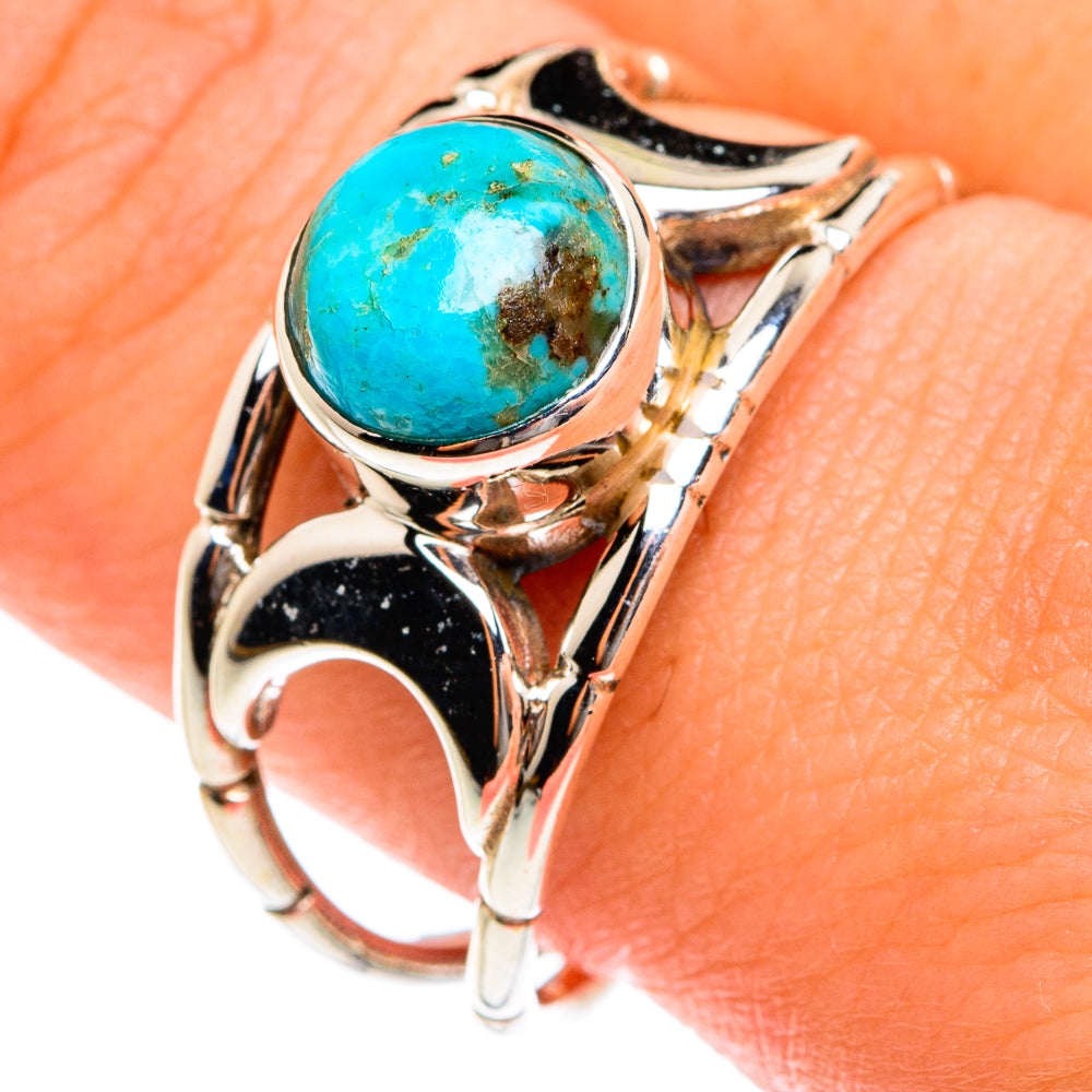 Tibetan Turquoise Rings handcrafted by Ana Silver Co - RING75953