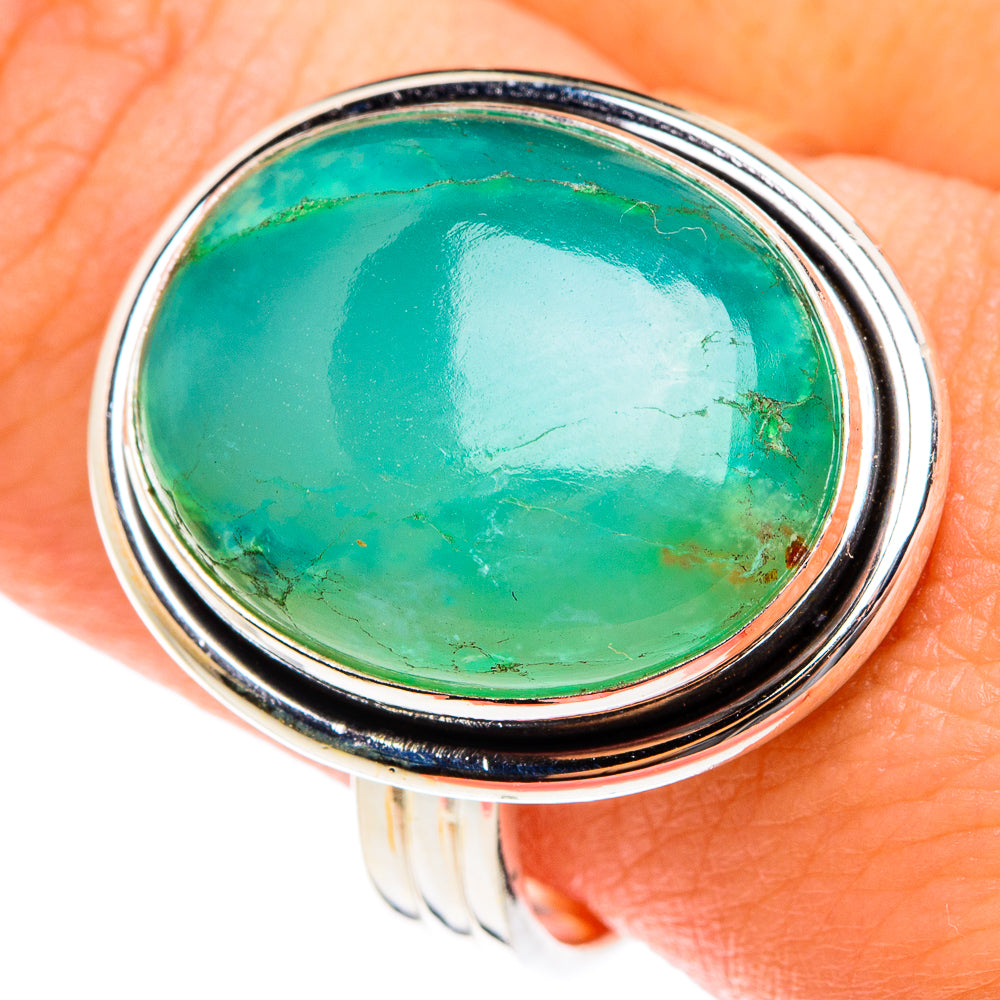 Peruvian Opal Rings handcrafted by Ana Silver Co - RING75954
