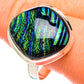 Dichroic Glass Rings handcrafted by Ana Silver Co - RING75955