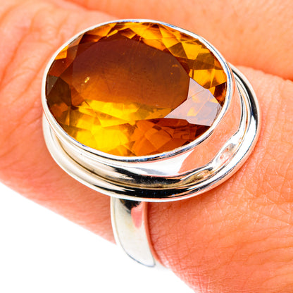 Mandarin Citrine Rings handcrafted by Ana Silver Co - RING75958