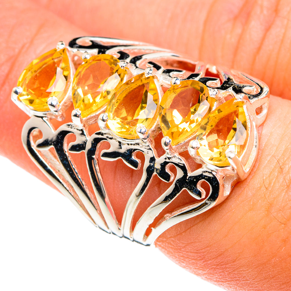 Citrine Rings handcrafted by Ana Silver Co - RING75959