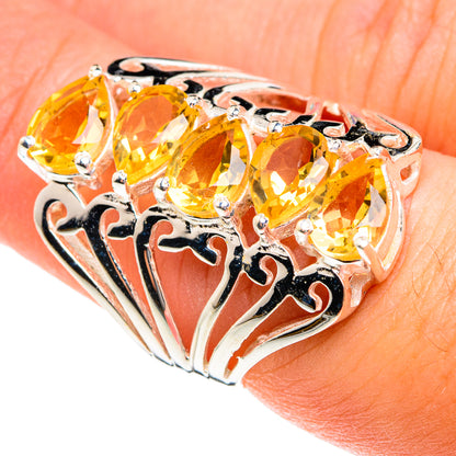 Citrine Rings handcrafted by Ana Silver Co - RING75959