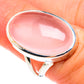Rose Quartz Rings handcrafted by Ana Silver Co - RING75960