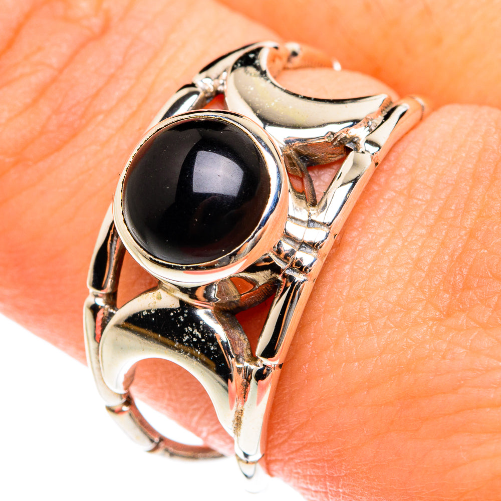 Black Onyx Rings handcrafted by Ana Silver Co - RING75969