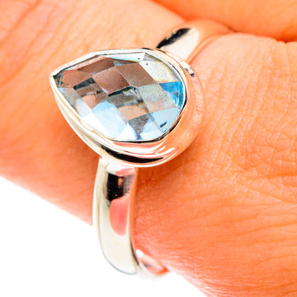 Blue Topaz Rings handcrafted by Ana Silver Co - RING75978