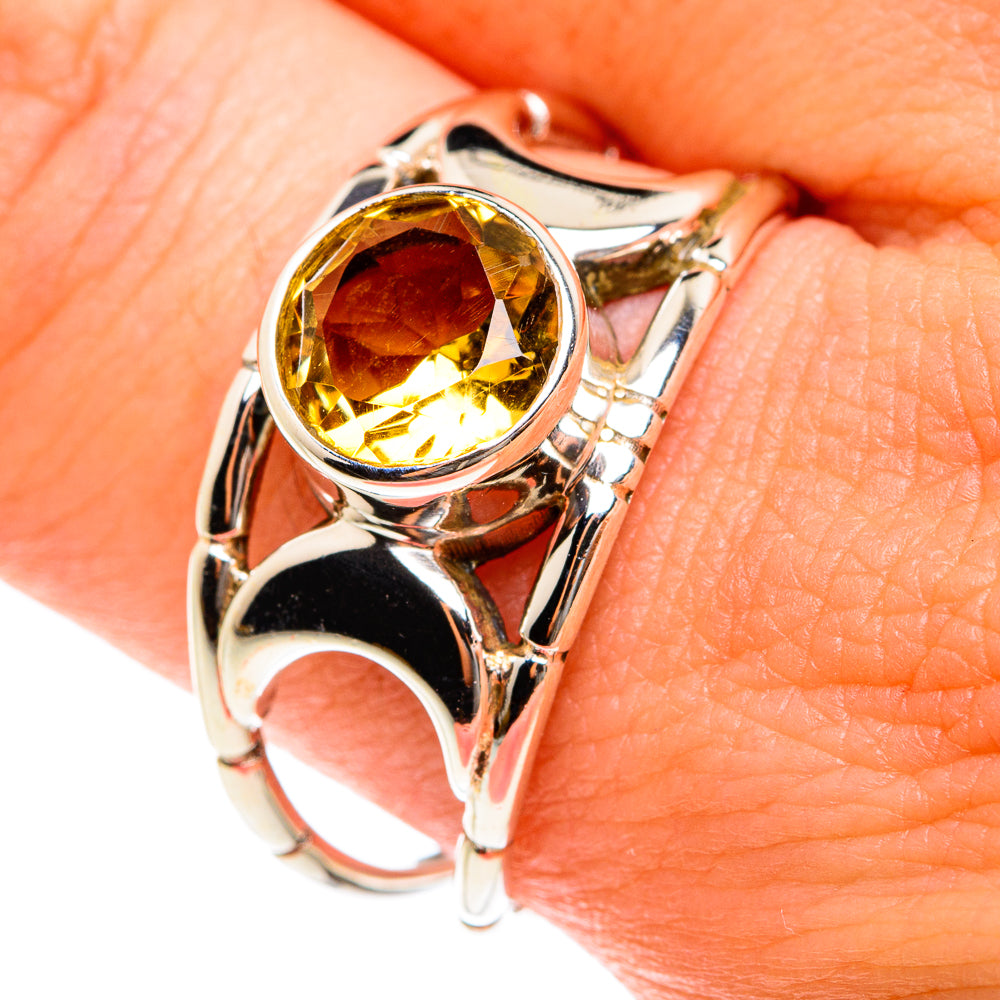 Citrine Rings handcrafted by Ana Silver Co - RING75983