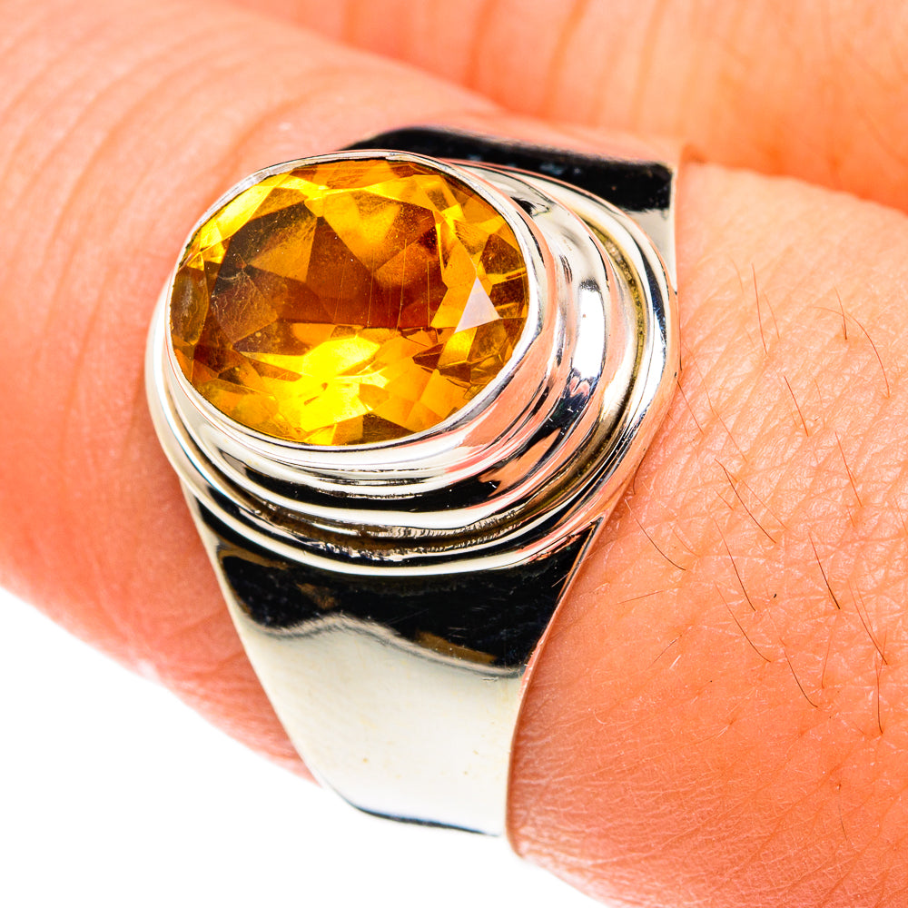 Citrine Rings handcrafted by Ana Silver Co - RING75984