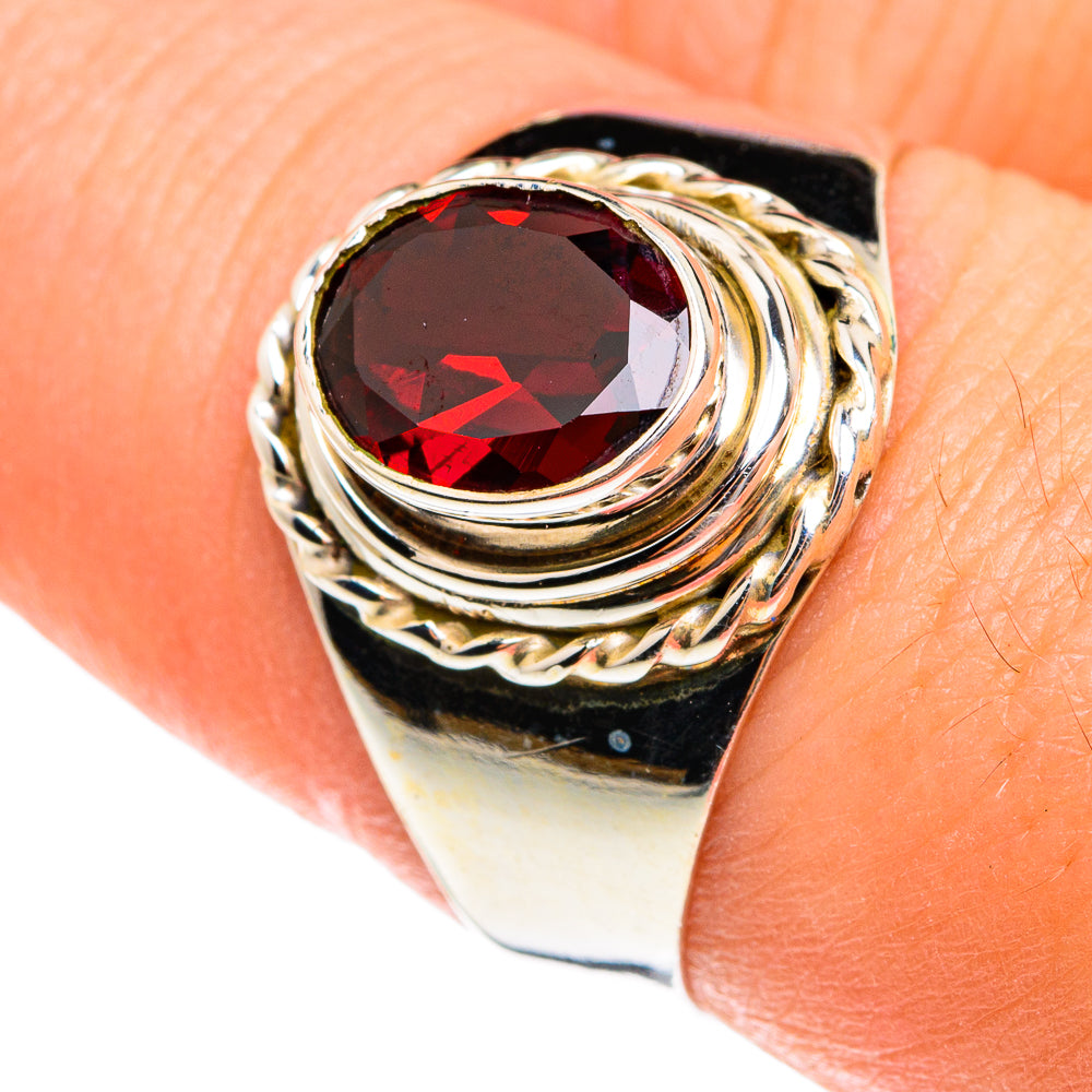Garnet Rings handcrafted by Ana Silver Co - RING75988