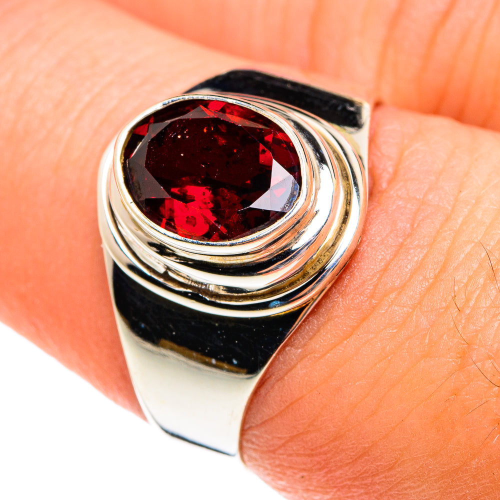 Garnet Rings handcrafted by Ana Silver Co - RING75989