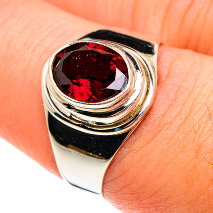 Garnet Rings handcrafted by Ana Silver Co - RING75989