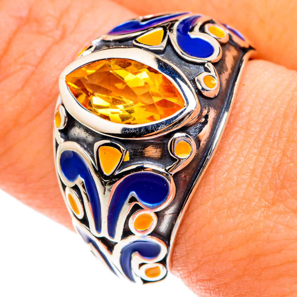 Citrine Rings handcrafted by Ana Silver Co - RING75997