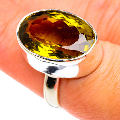 Lemon Quartz Rings handcrafted by Ana Silver Co - RING75998
