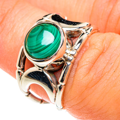 Malachite Rings handcrafted by Ana Silver Co - RING76005