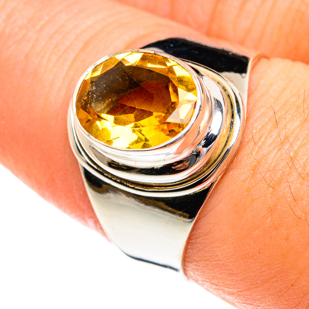 Citrine Rings handcrafted by Ana Silver Co - RING76007