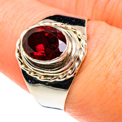 Garnet Rings handcrafted by Ana Silver Co - RING76014