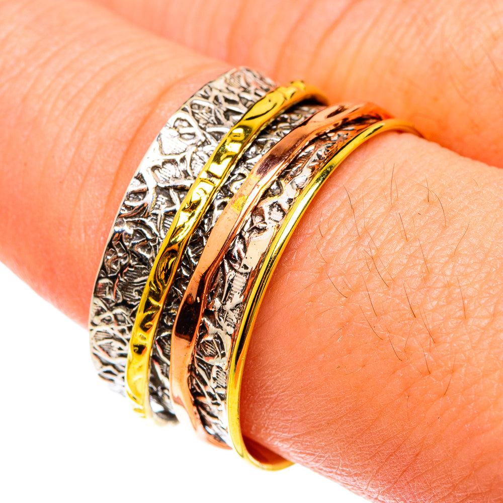 Meditation Spinner Rings handcrafted by Ana Silver Co - RING76018