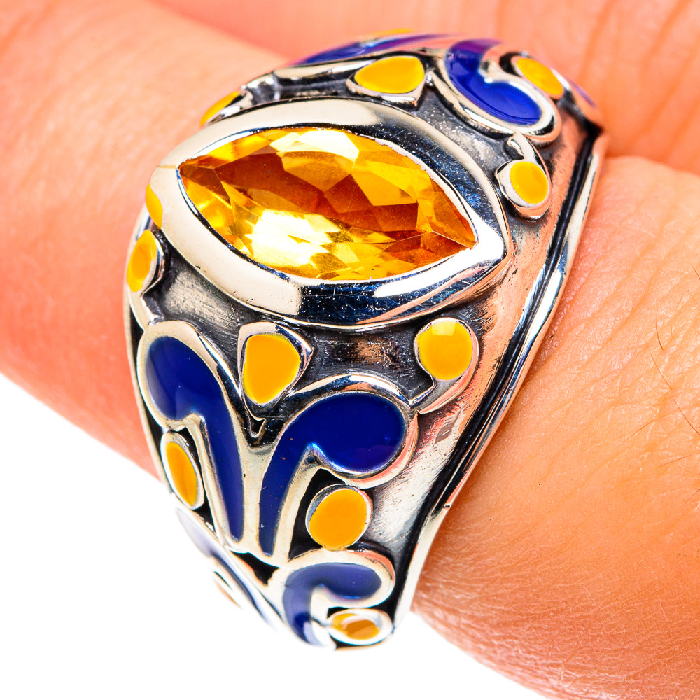Citrine Rings handcrafted by Ana Silver Co - RING76024