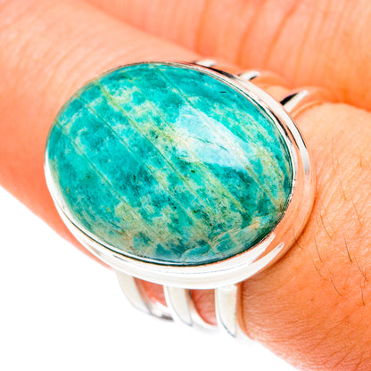 Amazonite Rings handcrafted by Ana Silver Co - RING76031