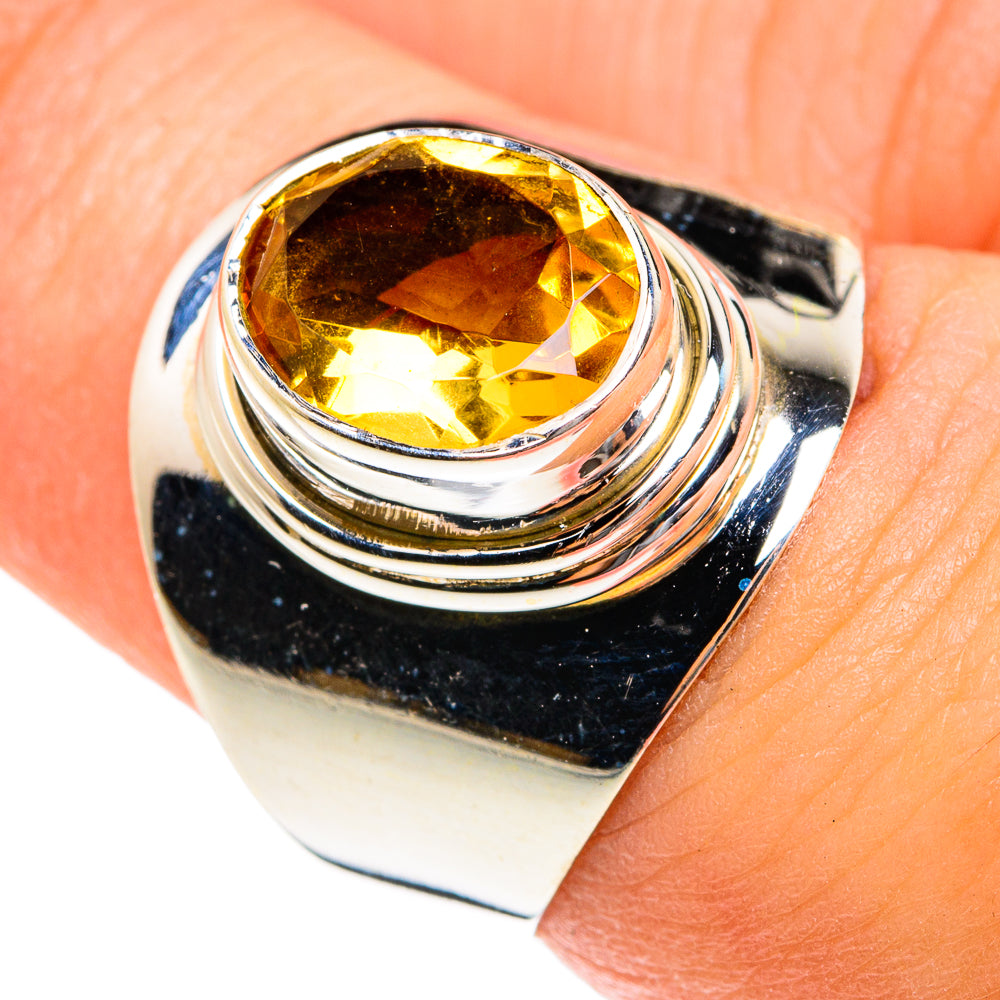 Citrine Rings handcrafted by Ana Silver Co - RING76033