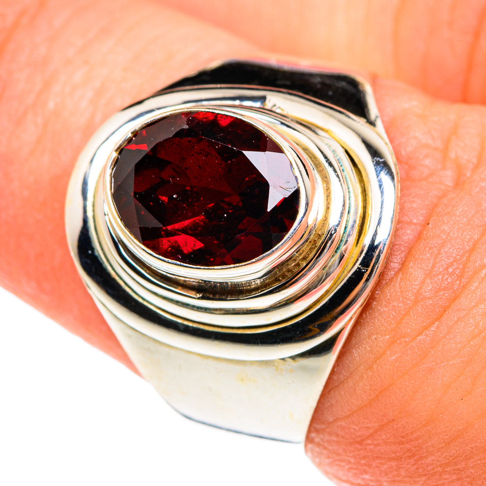 Garnet Rings handcrafted by Ana Silver Co - RING76038