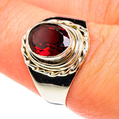 Garnet Rings handcrafted by Ana Silver Co - RING76039