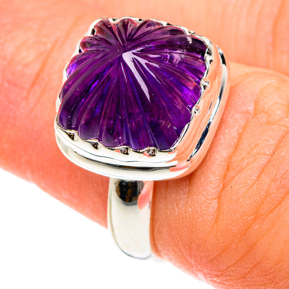 Amethyst Rings handcrafted by Ana Silver Co - RING76041