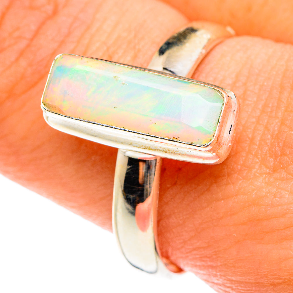 Ethiopian Opal Rings handcrafted by Ana Silver Co - RING76048