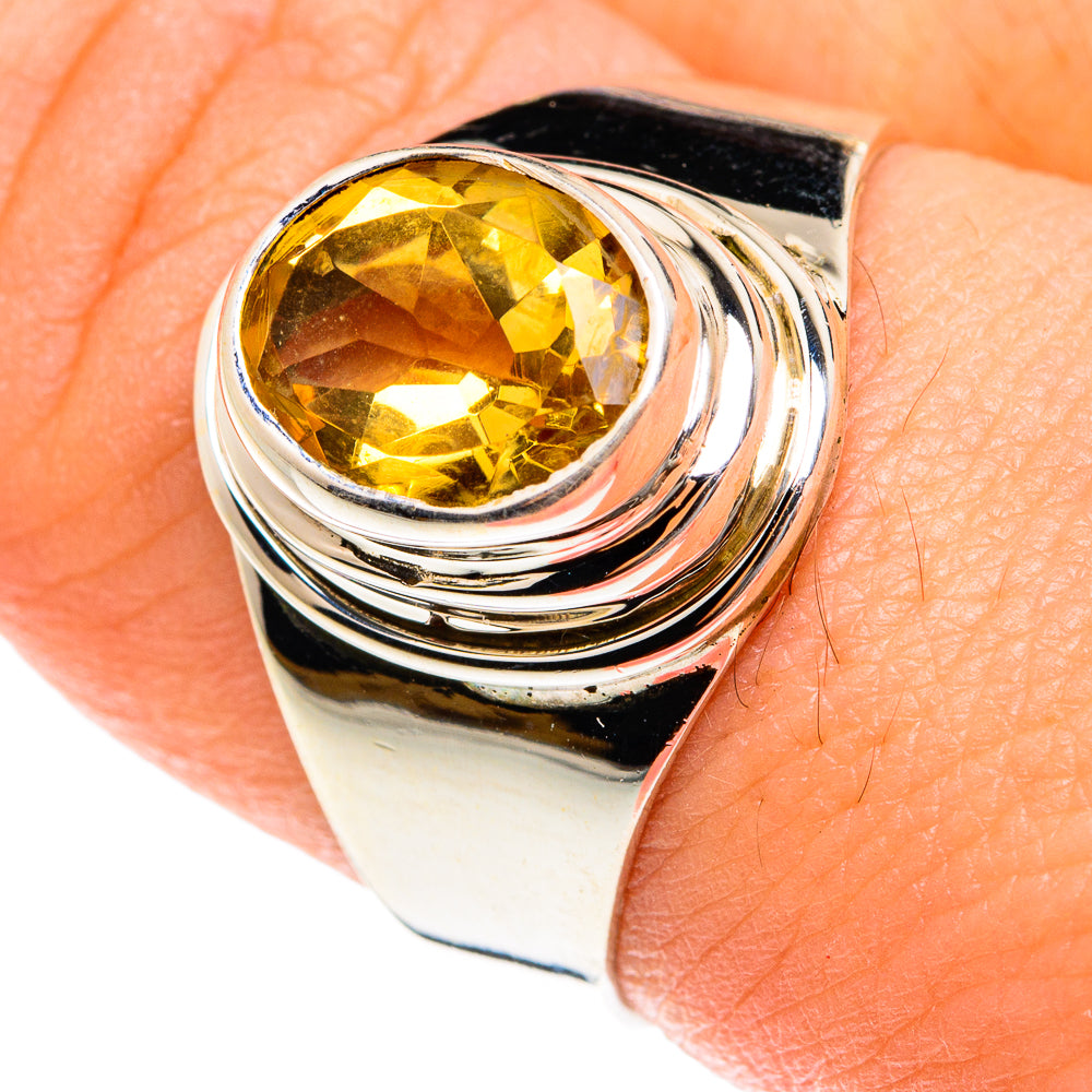 Citrine Rings handcrafted by Ana Silver Co - RING76056