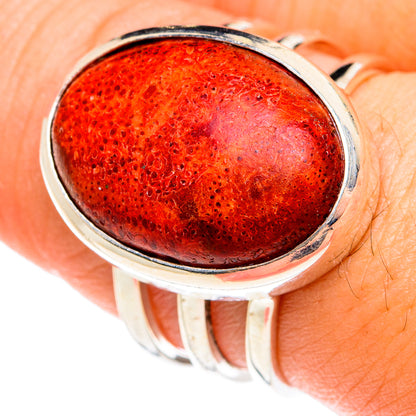 Sponge Coral Rings handcrafted by Ana Silver Co - RING76057