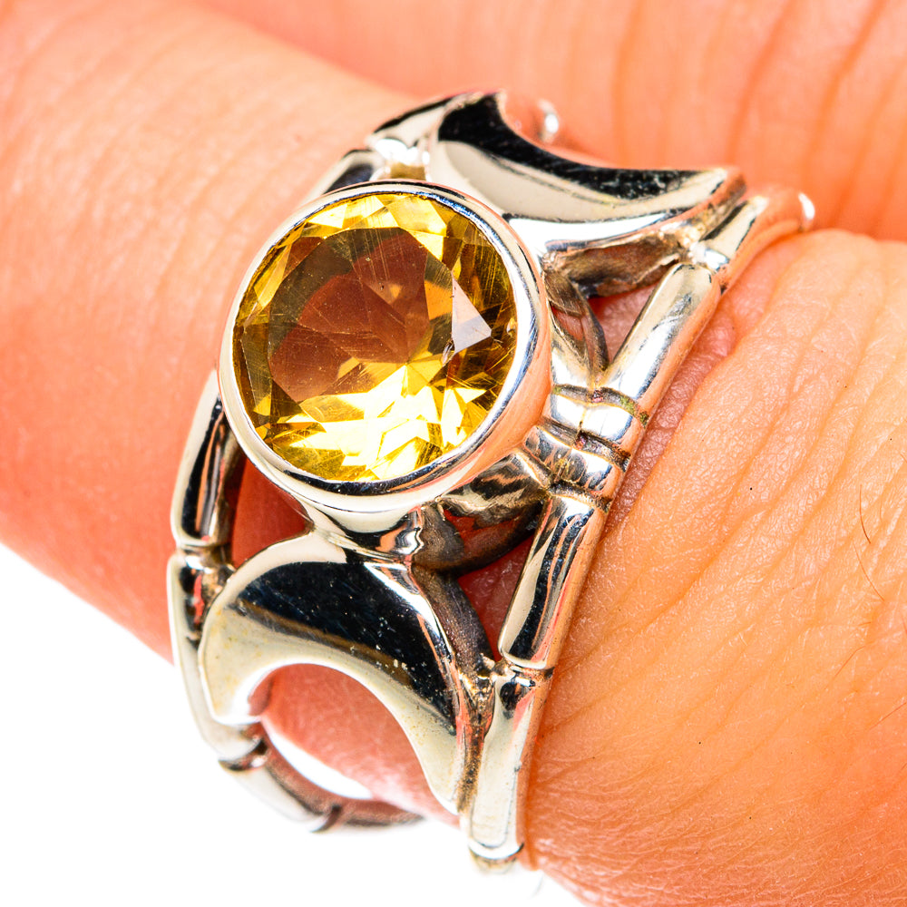 Citrine Rings handcrafted by Ana Silver Co - RING76058