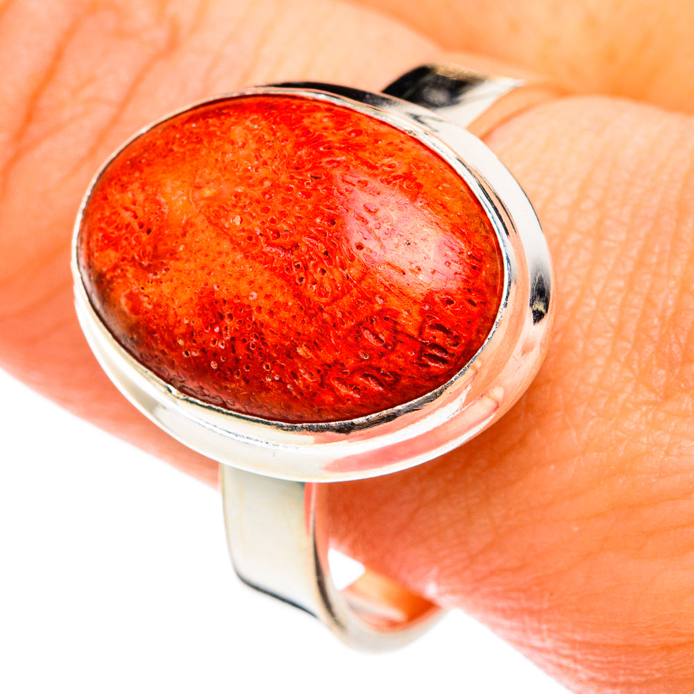 Sponge Coral Rings handcrafted by Ana Silver Co - RING76078