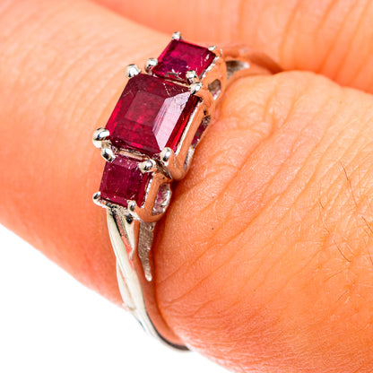 Ruby Rings handcrafted by Ana Silver Co - RING76081