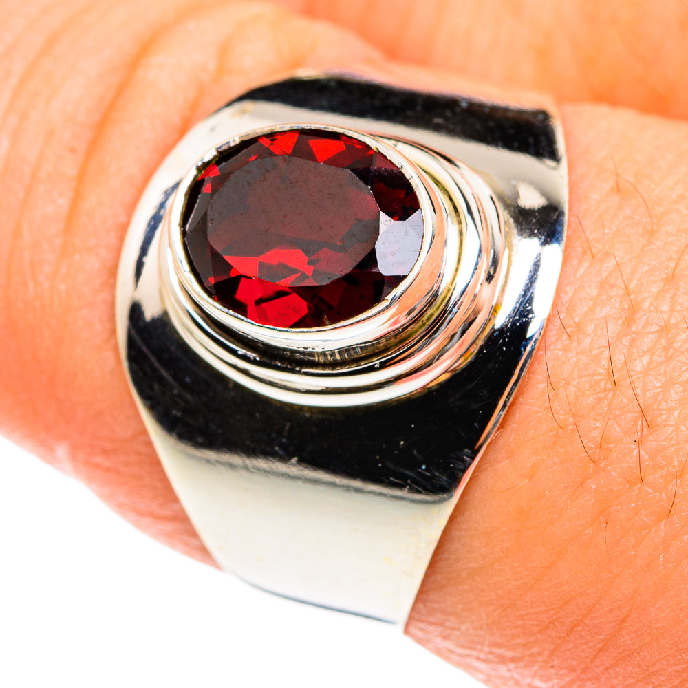 Garnet Rings handcrafted by Ana Silver Co - RING76084